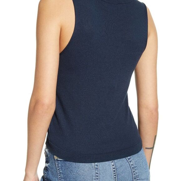7 For All Mankind Navy Vintage Tank - Picture 4 of 4